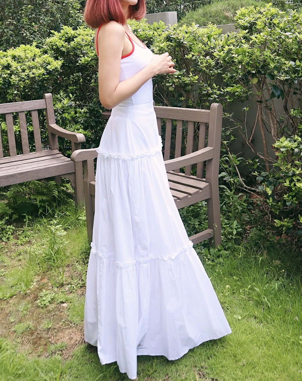 B10 TIERED MAXI DRESS